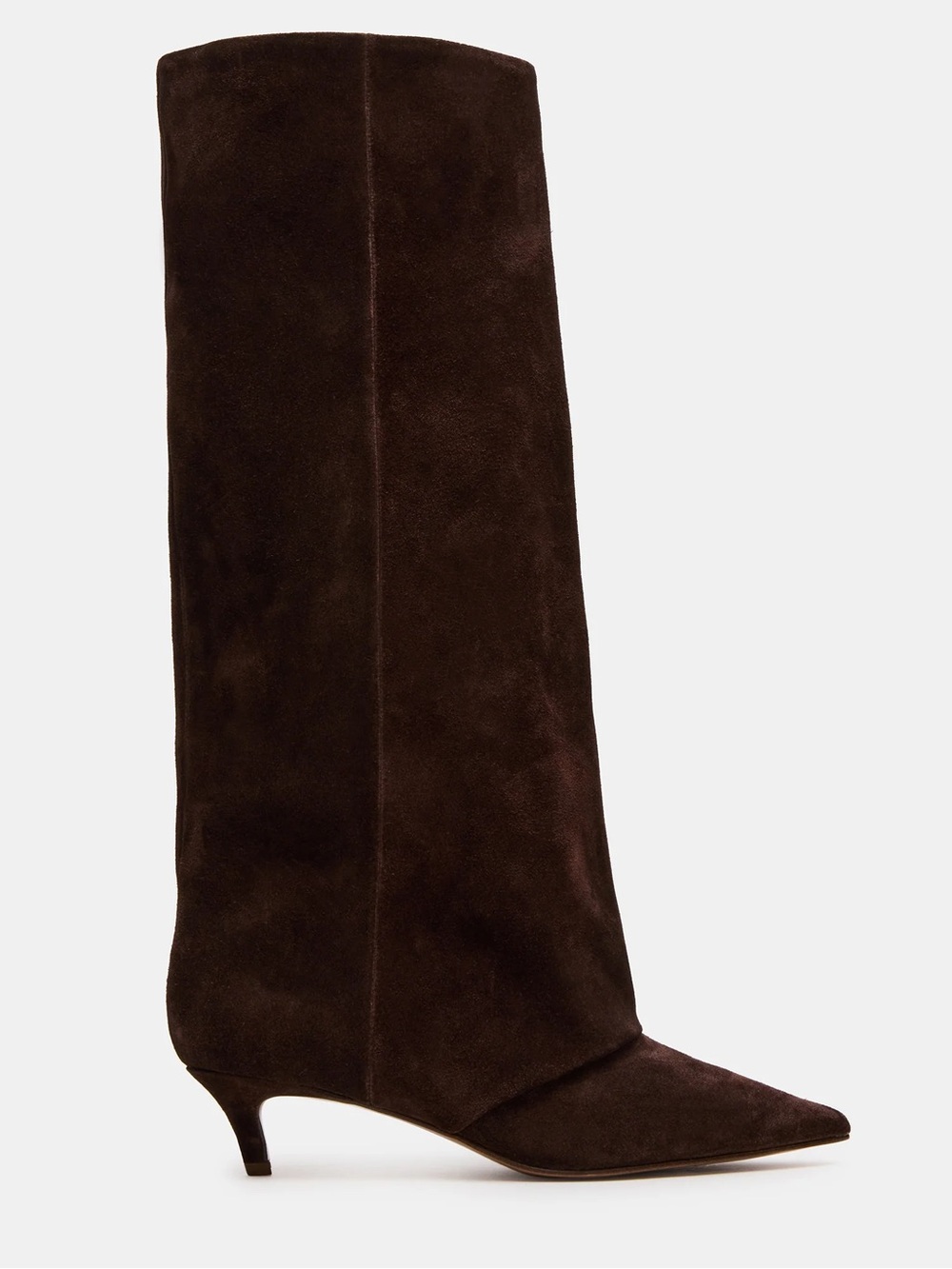 Steve Madden Genuine Suede Luca Knee High Boots • Size 7.5 • Dark Brown New